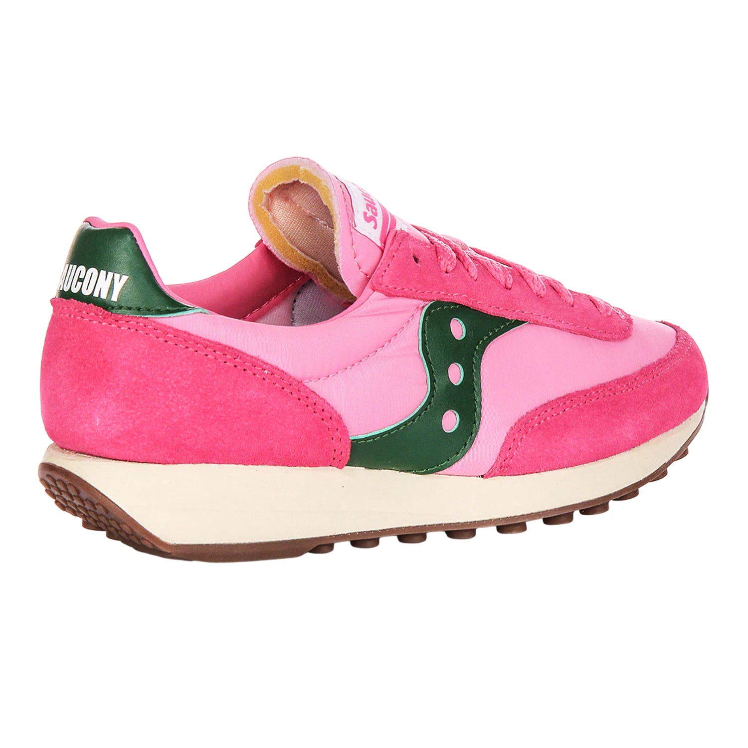 Pink - Back - Saucony Womens-Ladies Trainer 80 Trainers