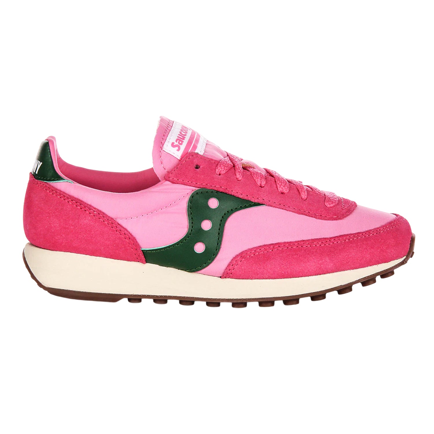 Pink - Side - Saucony Womens-Ladies Trainer 80 Trainers
