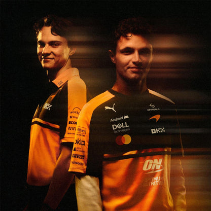 Orange-Black - Pack Shot - Puma Unisex Adult Replica McLaren F1 Replica T-Shirt
