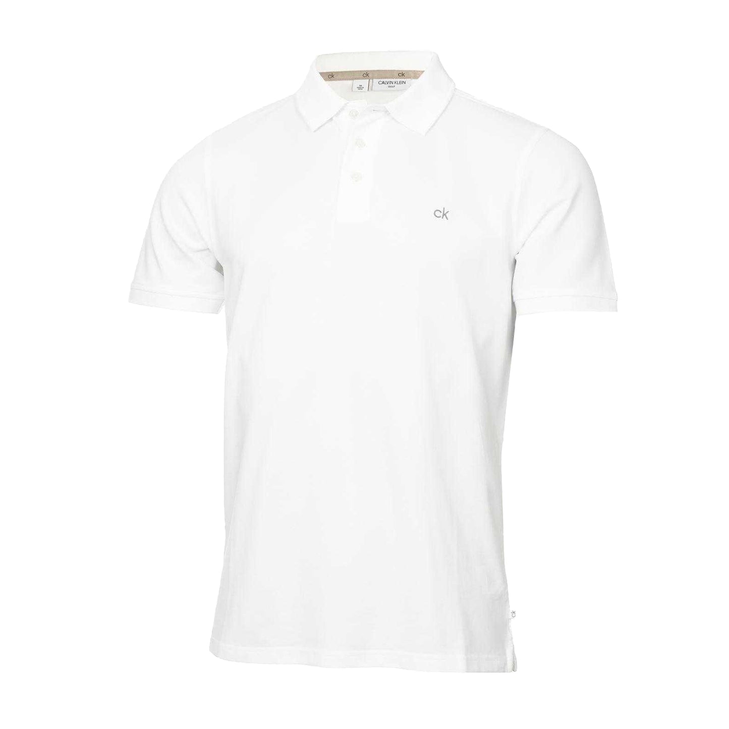 White - Front - Calvin Klein Mens Golf Polo Shirt