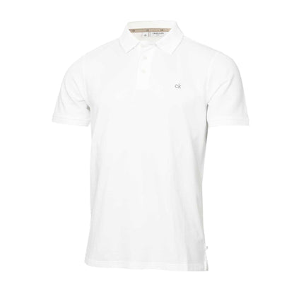 White - Front - Calvin Klein Mens Golf Polo Shirt