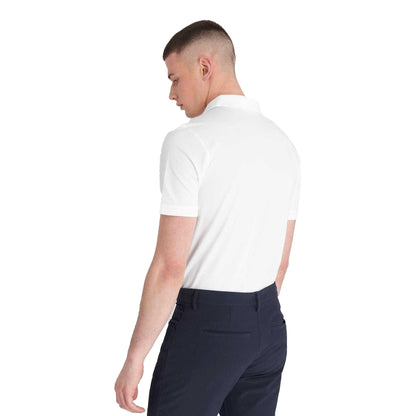 White - Back - Calvin Klein Mens Golf Polo Shirt