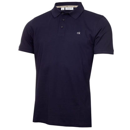 Navy - Front - Calvin Klein Mens Golf Polo Shirt