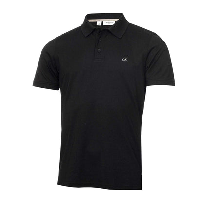 Black - Front - Calvin Klein Mens Golf Polo Shirt