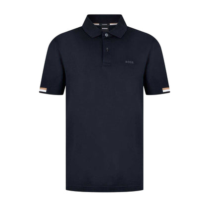 Dark Blue - Front - Boss Mens Parlay 147 Polo Shirt