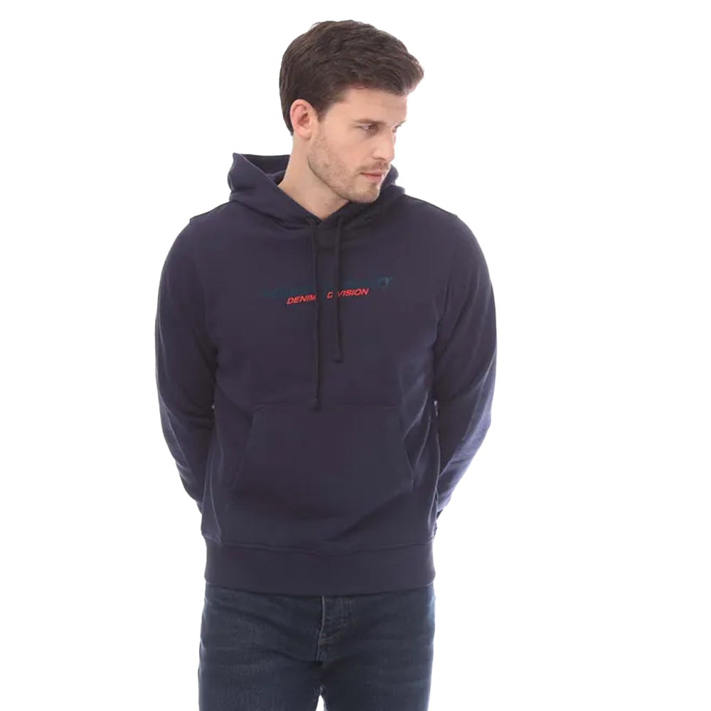Navy - Front - Diesel Mens S-Ginn Hoodie