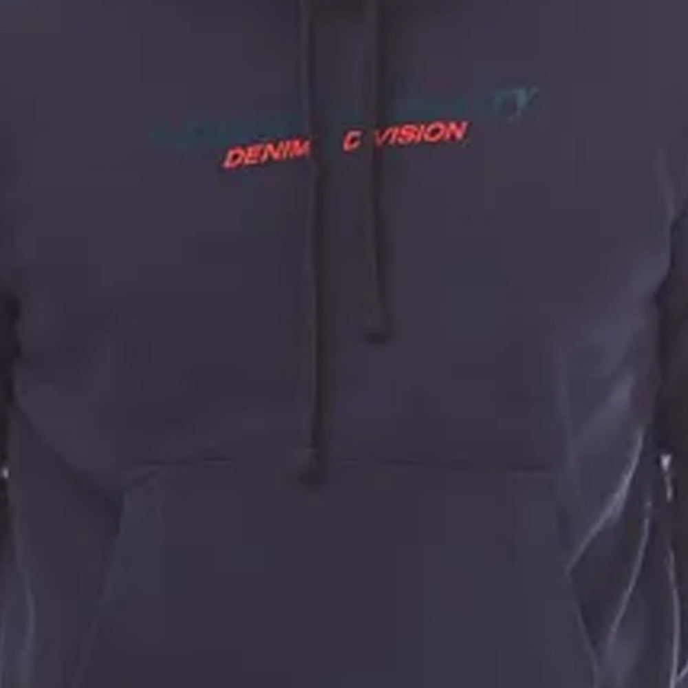 Navy - Back - Diesel Mens S-Ginn Hoodie