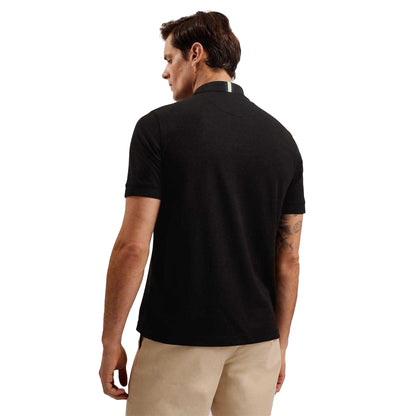 Black - Back - Ted Baker Mens Karty Regular Polo Shirt