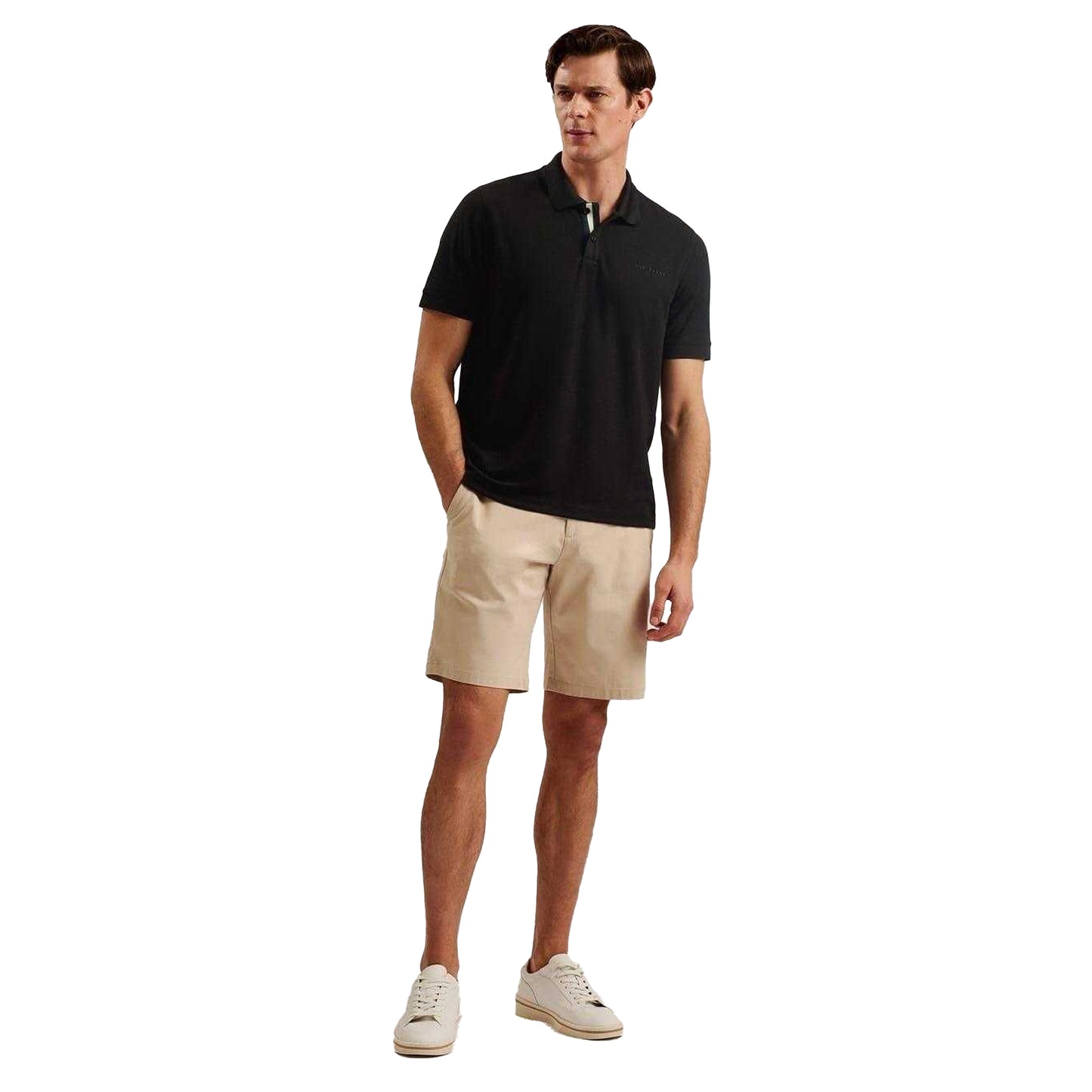Black - Lifestyle - Ted Baker Mens Karty Regular Polo Shirt