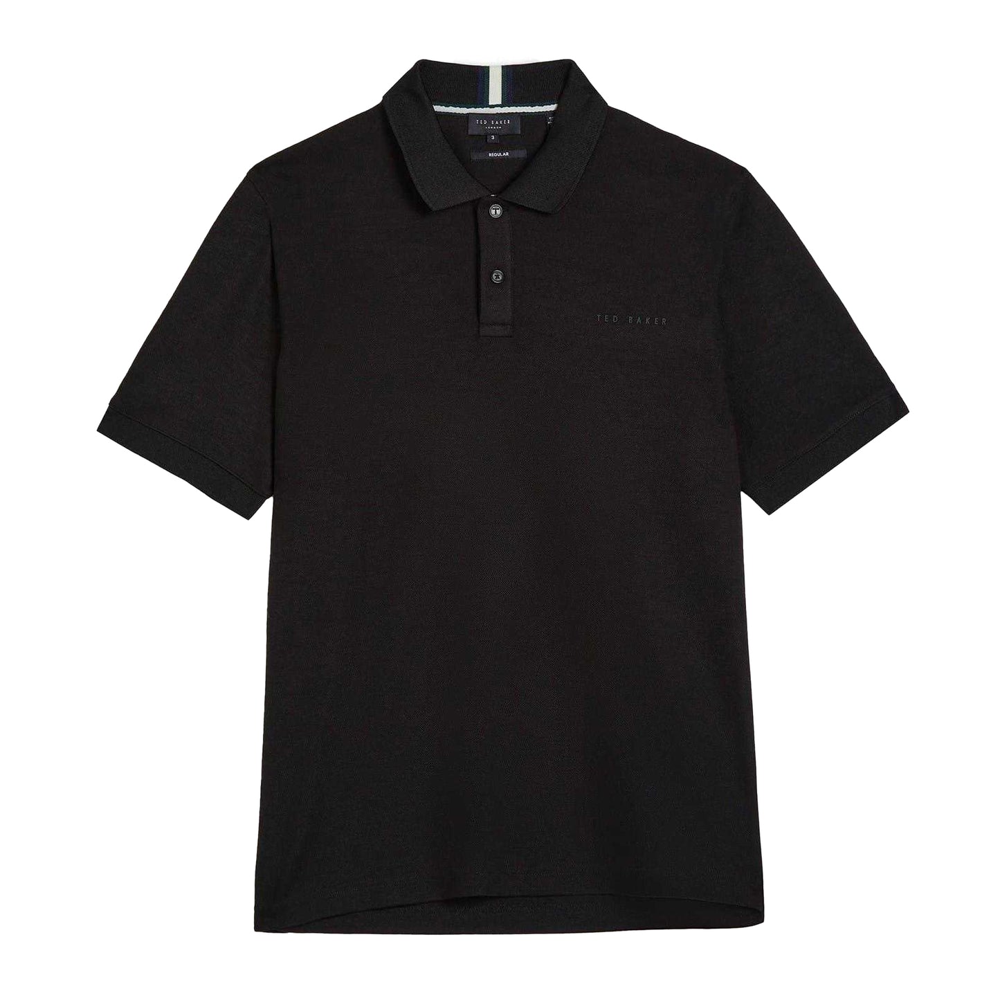 Black - Front - Ted Baker Mens Karty Regular Polo Shirt