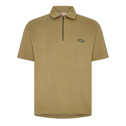 Washed Khaki - Front - Umbro Mens Nigel Polo Shirt