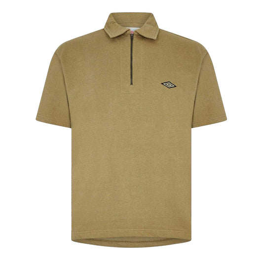 Washed Khaki - Front - Umbro Mens Nigel Polo Shirt