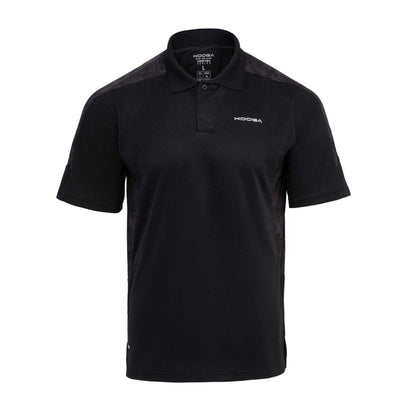 Black - Front - KooGa Mens Vortec Rugby Polo Shirt