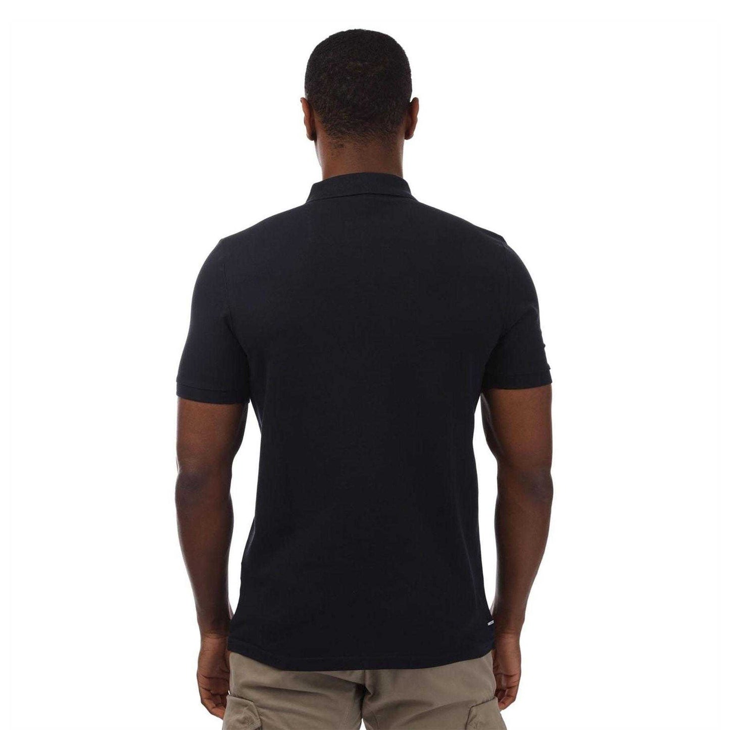 Navy - Back - Weekend Offender Mens Barnum Cotton Polo Shirt