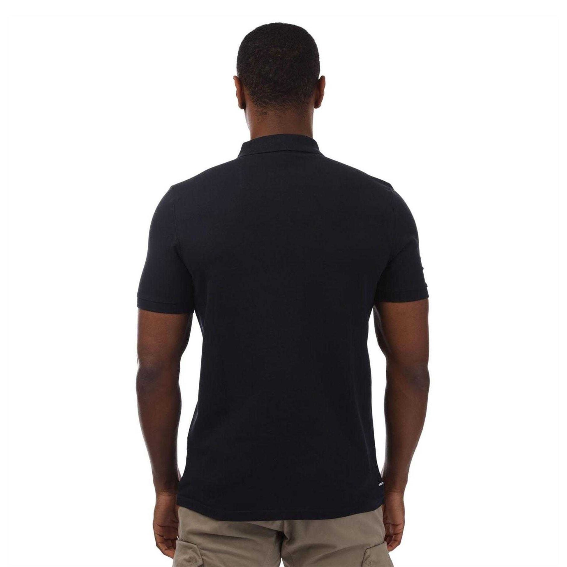 Navy - Back - Weekend Offender Mens Barnum Cotton Polo Shirt