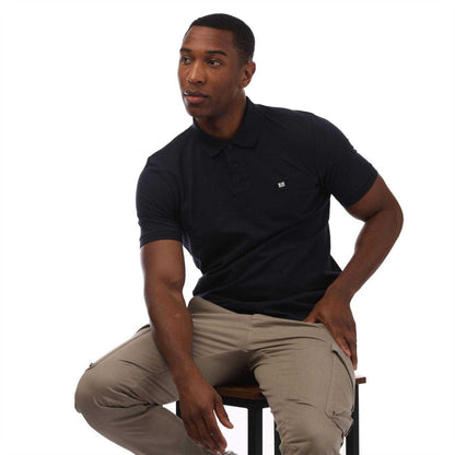Navy - Lifestyle - Weekend Offender Mens Barnum Cotton Polo Shirt