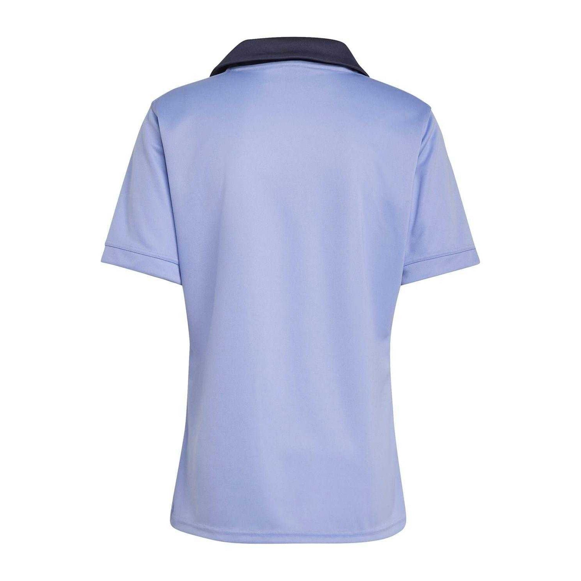 Blue-White - Back - Adidas Unisex Adult 2024-2025 New Zealand All Blacks Polo Shirt