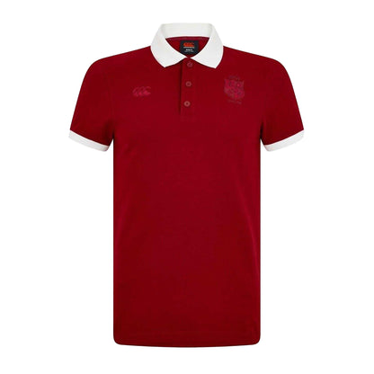 Red Dahlia - Front - British & Irish Lions Mens Cotton Polo Shirt