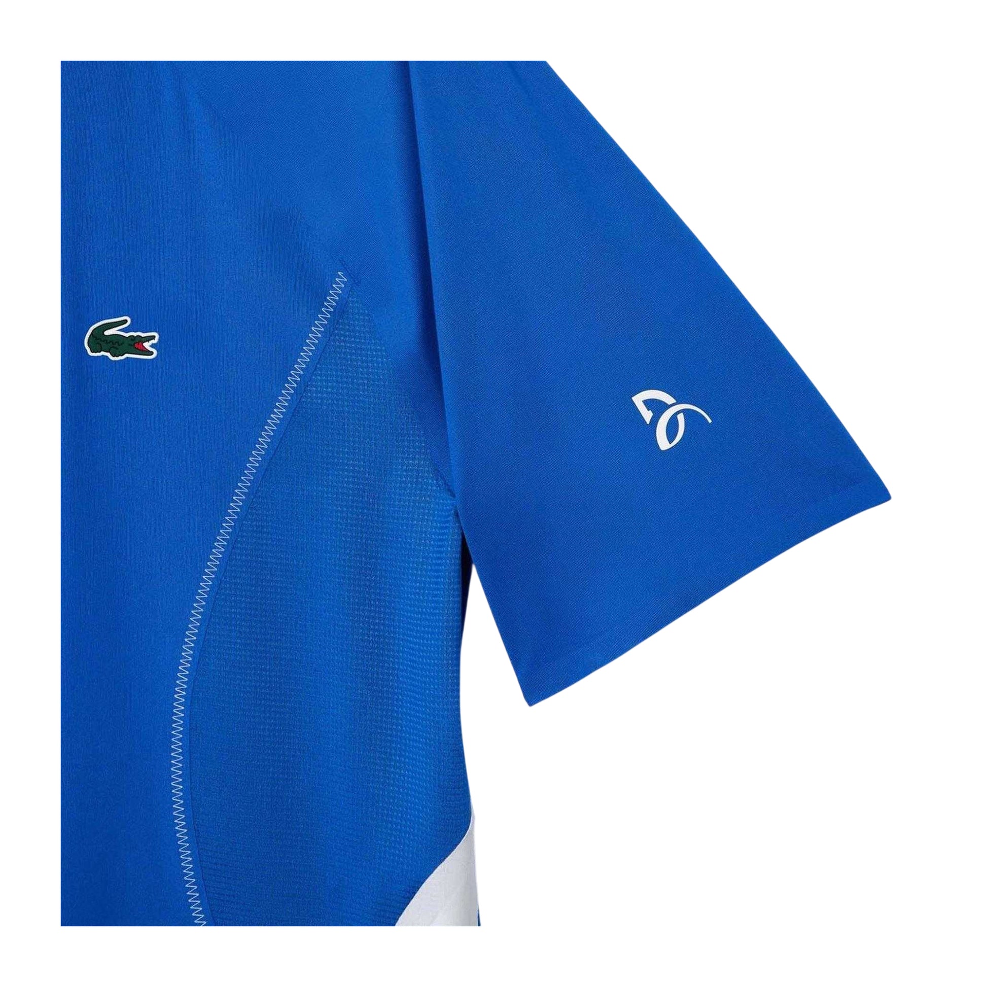 Blue - Back - Lacoste Mens Tennis x Novak Djokovic Regular Polo Shirt