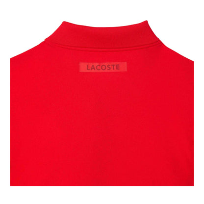 Red - Back - Lacoste Mens Tennis x Novak Djokovic Regular Polo Shirt