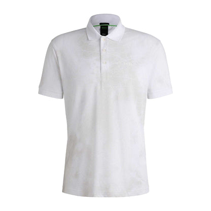 White - Front - Boss Mens Paddy 3 Polo Shirt