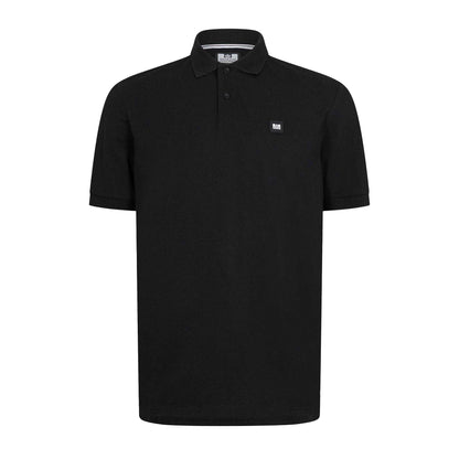 Black - Front - Weekend Offender Mens Barnum Short-Sleeved Polo Shirt