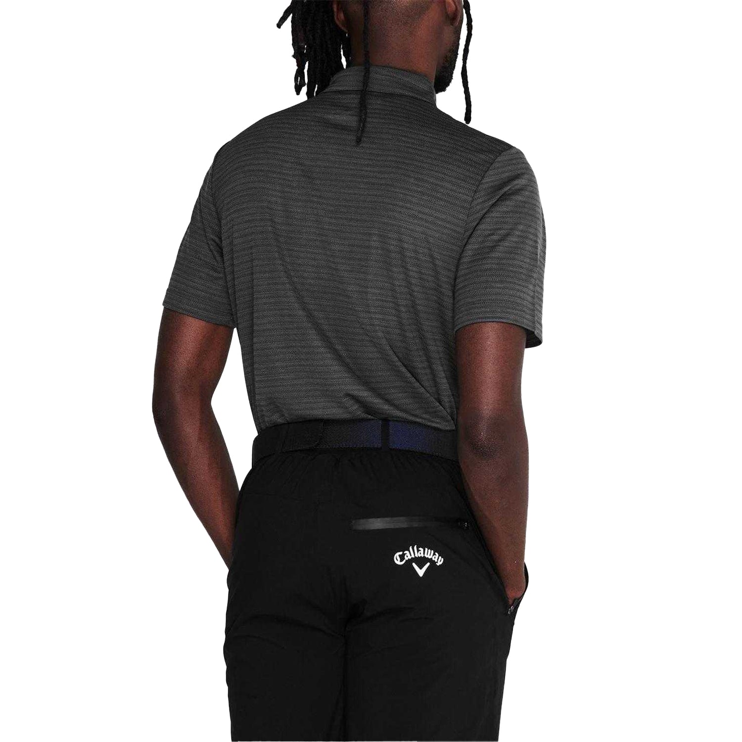 Caviar - Lifestyle - Callaway Mens Herringbone Golf Polo Shirt