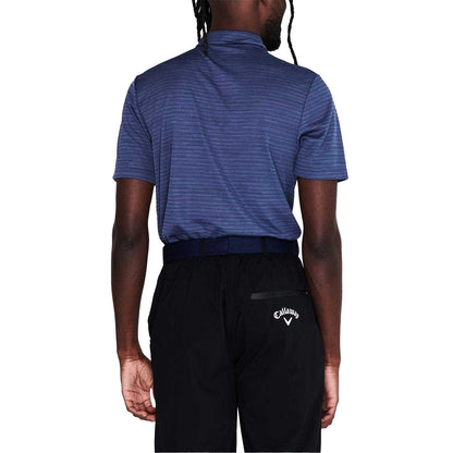 Peacoat - Lifestyle - Callaway Mens Herringbone Golf Polo Shirt