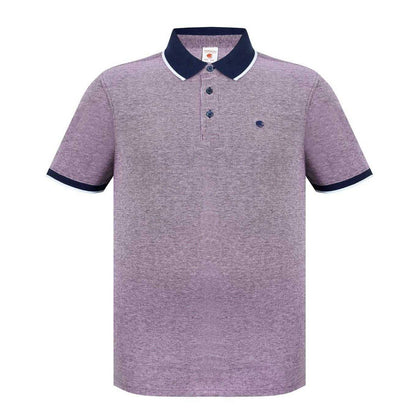 Burgundy-White - Front - SoulCal Mens Cotton Pique Polo Shirt