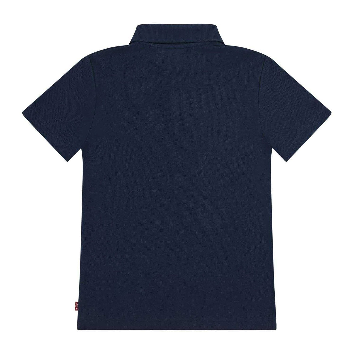 Blue - Back - Levis Childrens-Kids Regular Short-Sleeved Polo Shirt