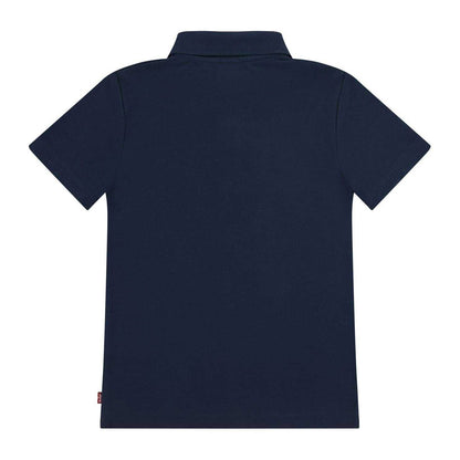 Blue - Back - Levis Childrens-Kids Regular Short-Sleeved Polo Shirt