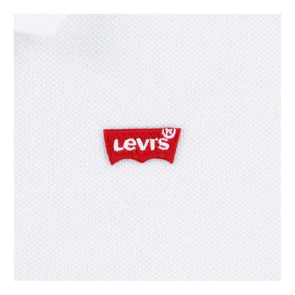 White - Side - Levis Childrens-Kids Regular Short-Sleeved Polo Shirt