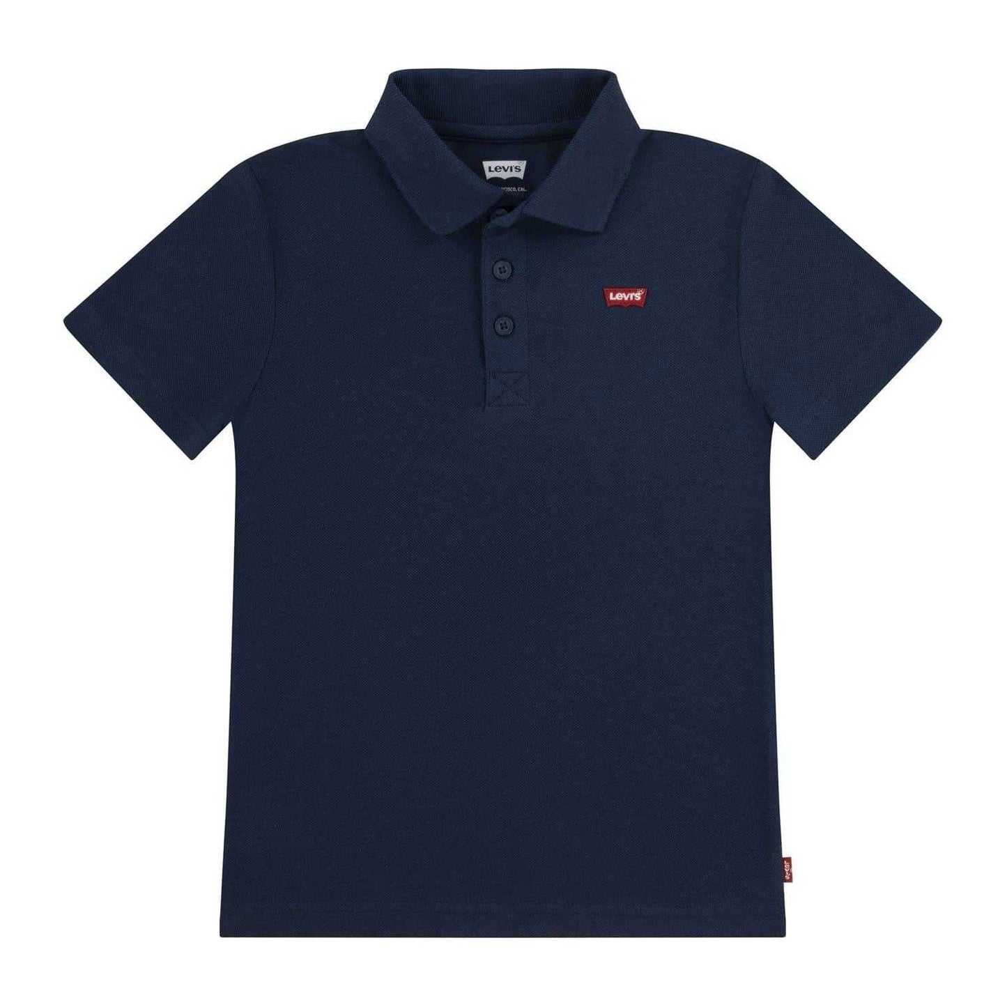 Blue - Front - Levis Childrens-Kids Regular Short-Sleeved Polo Shirt
