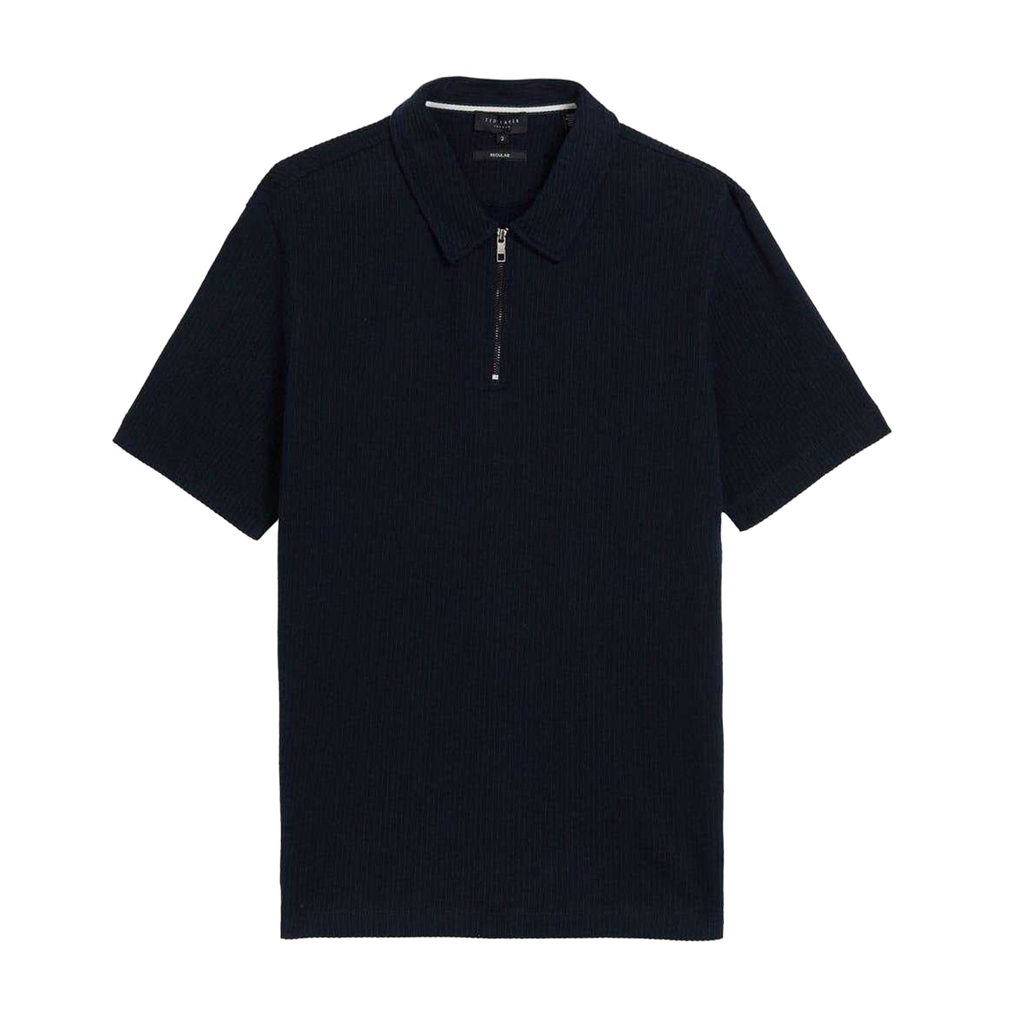 Navy - Front - Ted Baker Mens Elgrave Regular Polo Shirt