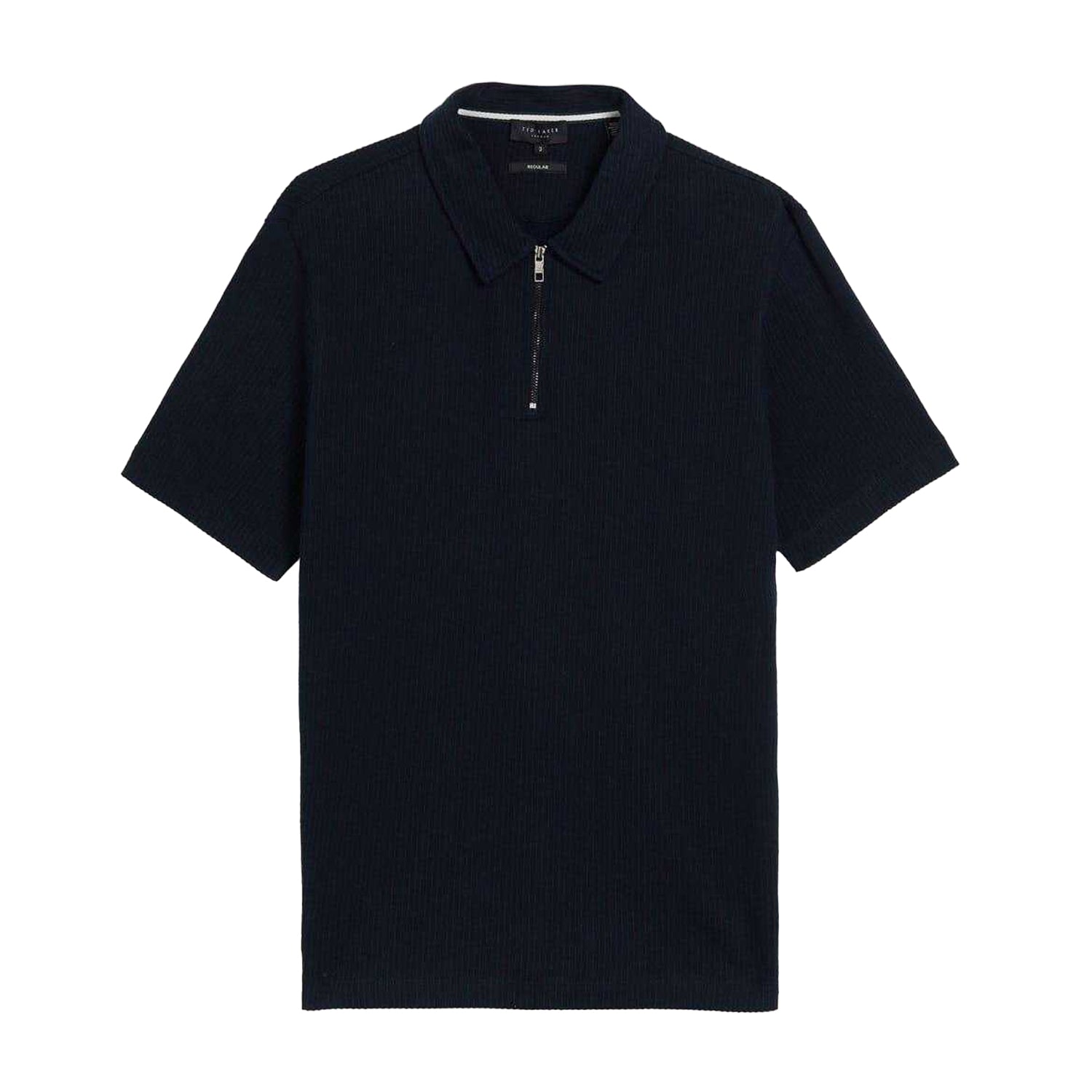 Navy - Front - Ted Baker Mens Elgrave Regular Polo Shirt