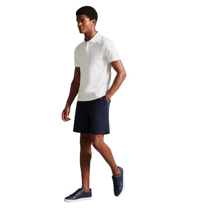 White - Pack Shot - Ted Baker Mens Zeiter Cotton Polo Shirt
