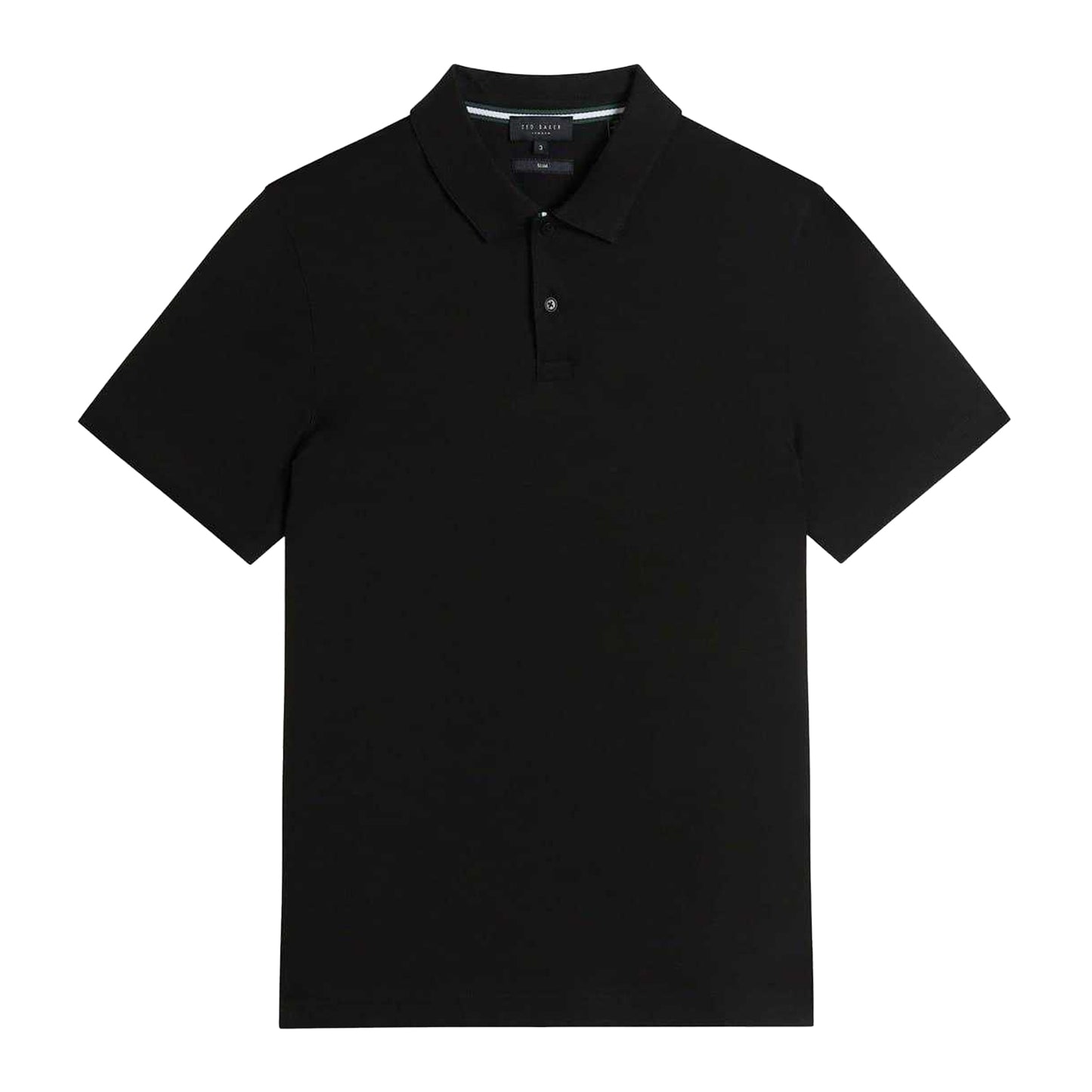 Black - Front - Ted Baker Mens Zeiter Cotton Polo Shirt