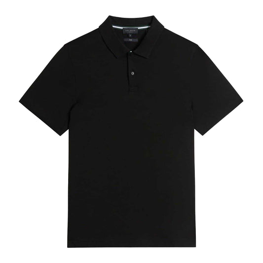 Black - Front - Ted Baker Mens Zeiter Cotton Polo Shirt