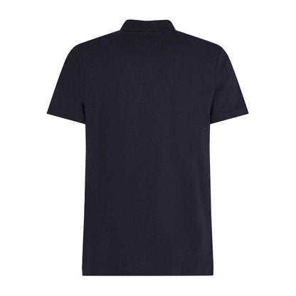 Desert Sky - Back - Tommy Hilfiger Mens Terry Regular Polo Shirt