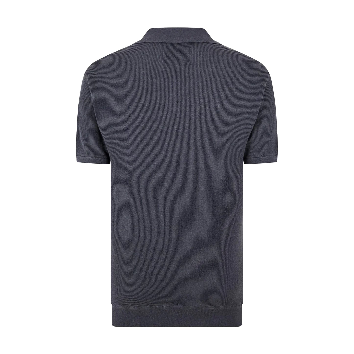 Forged Iron - Back - Jack Wills Mens Knitted Polo Shirt