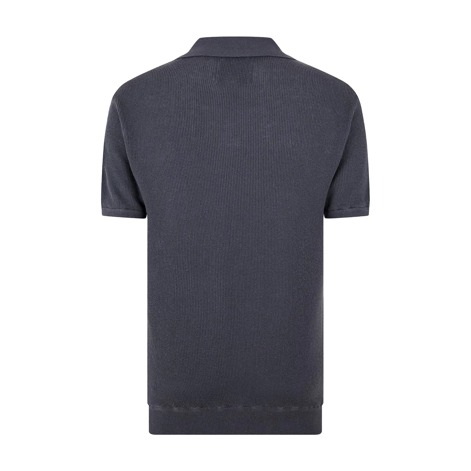 Forged Iron - Back - Jack Wills Mens Knitted Polo Shirt