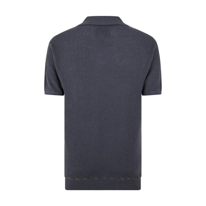 Forged Iron - Back - Jack Wills Mens Knitted Polo Shirt