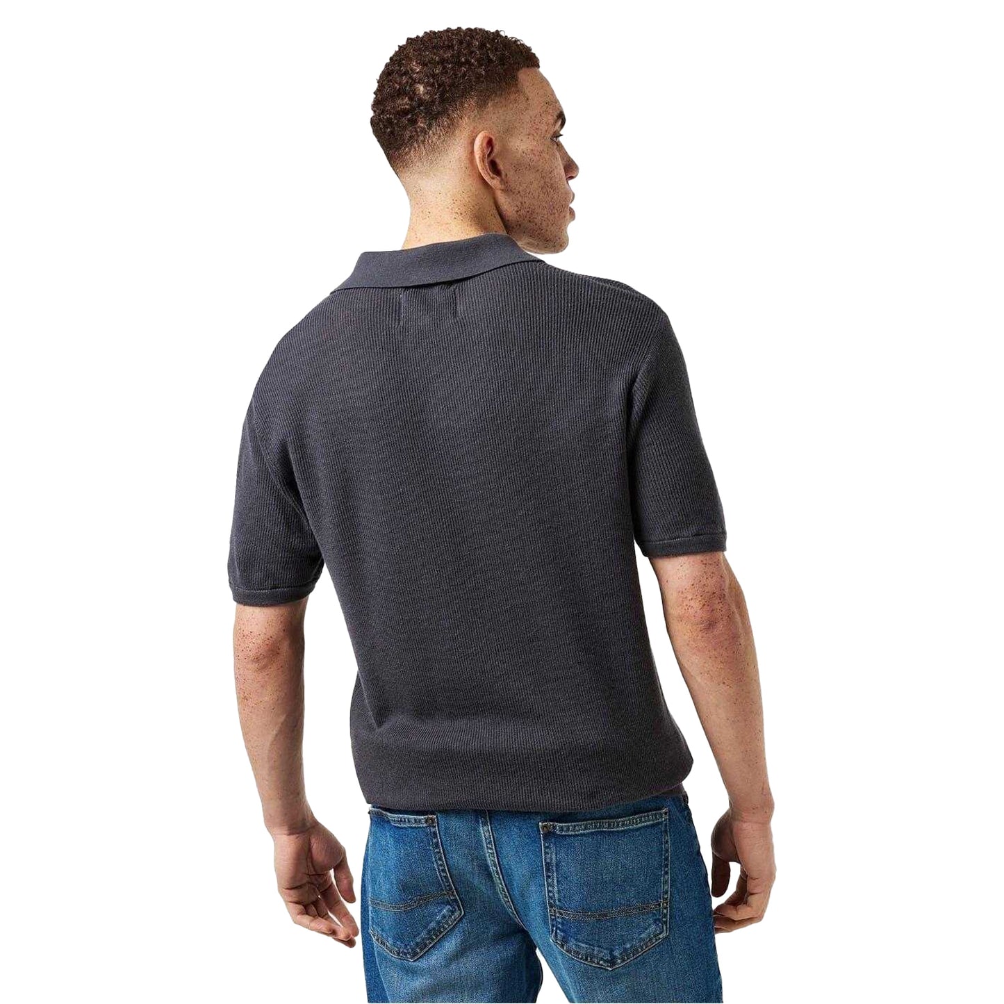 Forged Iron - Lifestyle - Jack Wills Mens Knitted Polo Shirt