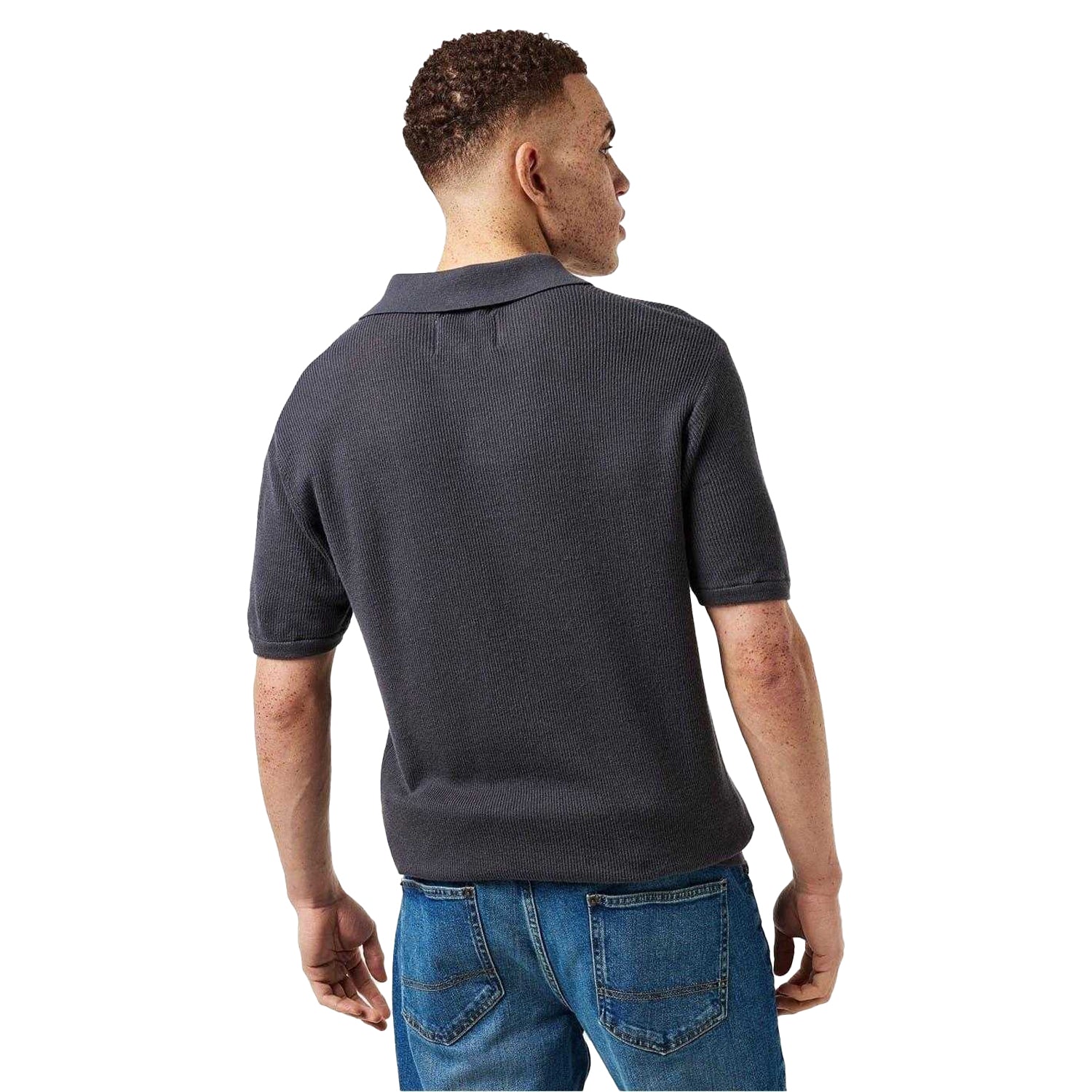 Forged Iron - Lifestyle - Jack Wills Mens Knitted Polo Shirt