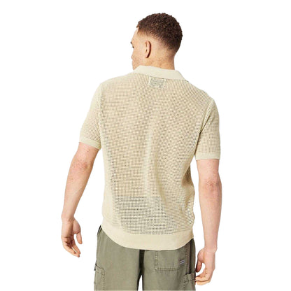 Pistachio - Back - Jack Wills Mens Knitted Regular Polo Shirt