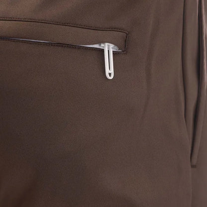 Brown - Side - Off White Unisex Adult Hand Off Slim Jogging Bottoms