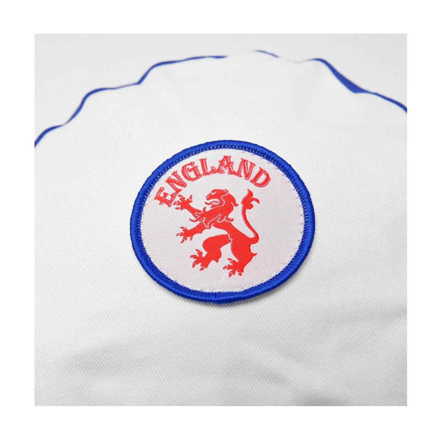 White - Side - England Unisex Adult Striped Textile Bucket Hat