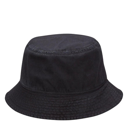 Black-White - Back - Nike Futura Embroidered Logo Casual Bucket Hat