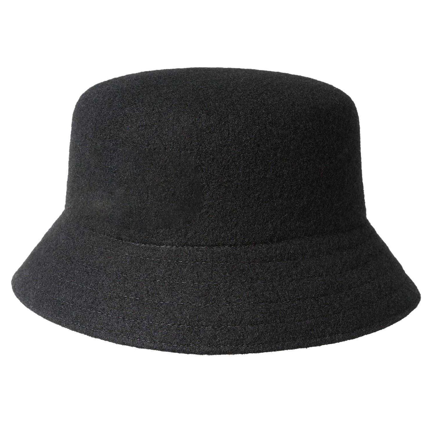 Black - Back - Kangol Unisex Adult Seamless Wool Casual Bucket Hat