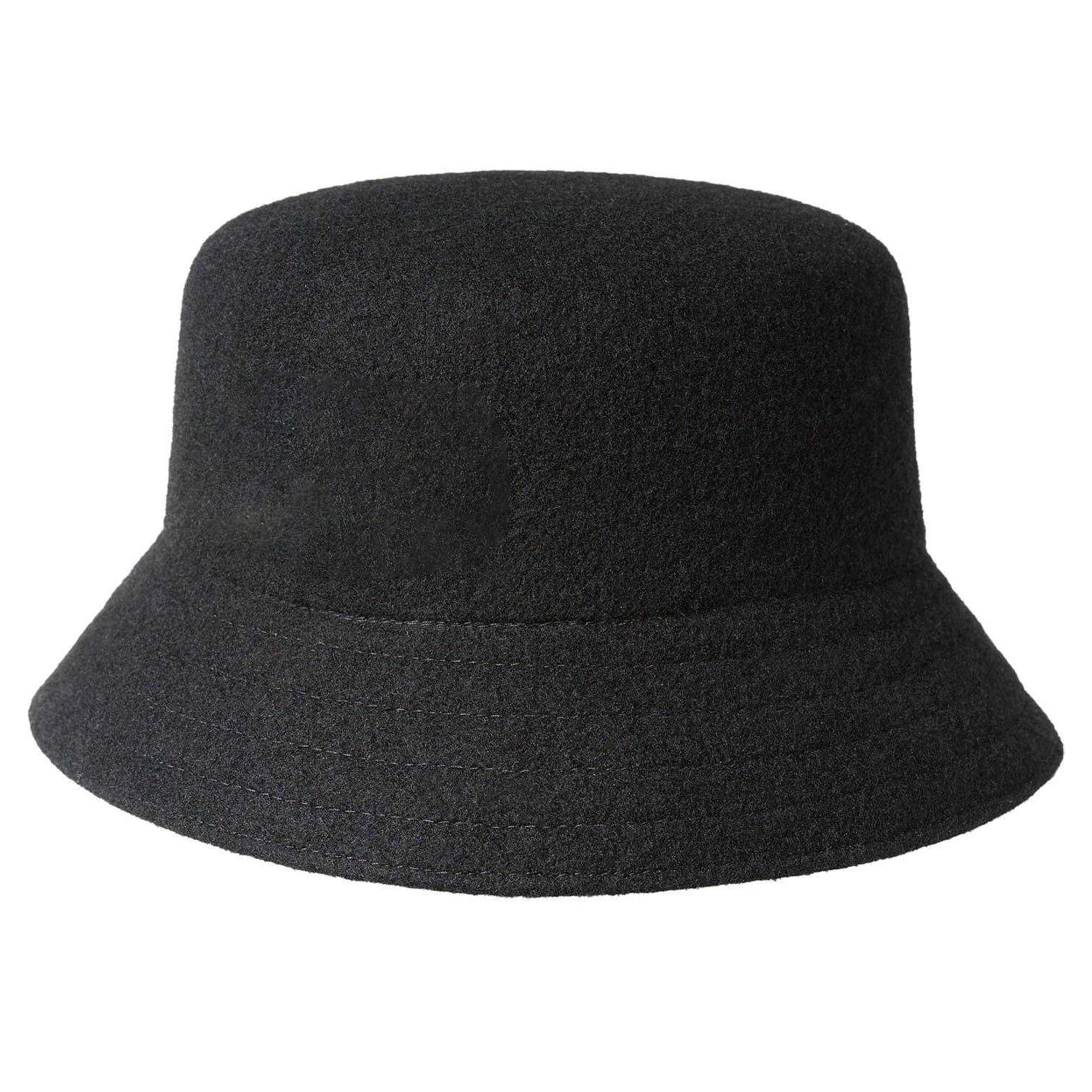 Black - Back - Kangol Unisex Adult Seamless Wool Casual Bucket Hat